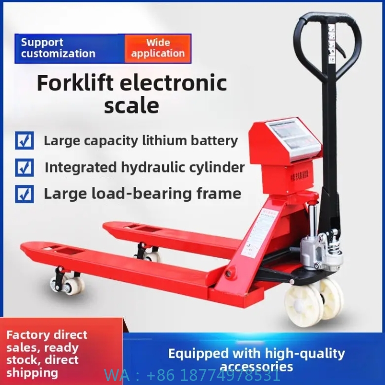 Hand Pallet Truck - รถยกพาเลทแบบมีตาชั่ง 2 ตัน 3 ตัน คุณภาพสูง