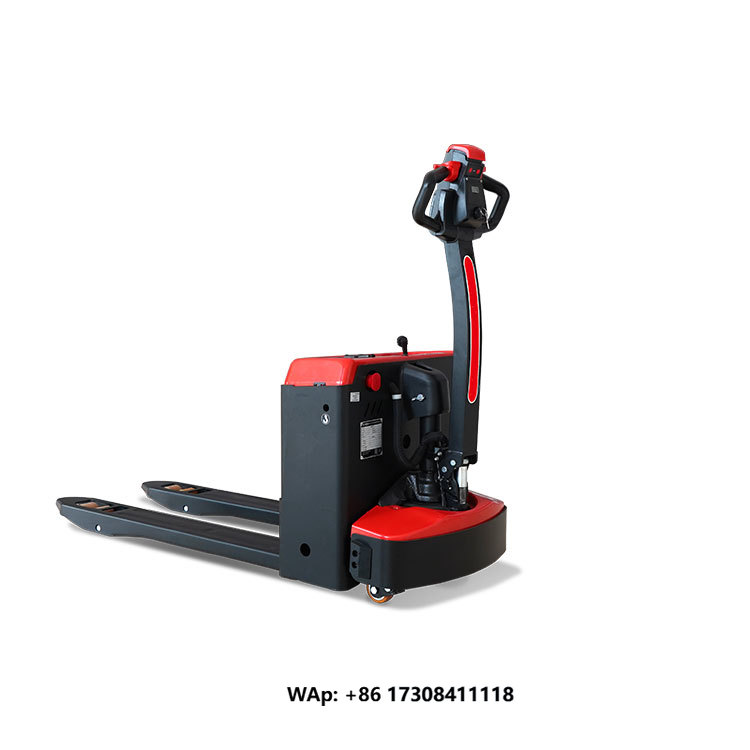Hand Pallet Truck - รถยกพาเลทไฟฟ้า 1.5 ตัน ดีไซน์ใหม่ รถยกมือไฟฟ้าพร้อมแบตเตอรี่ลิเธียม-ไอออน และยางโพลียูรีเทน