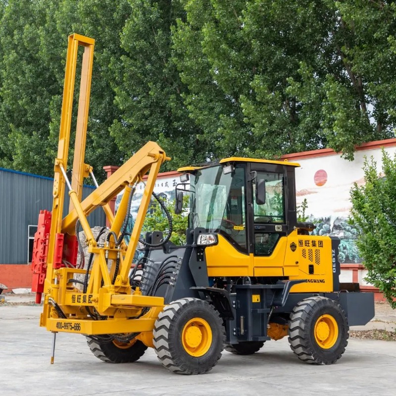 Heavy Equipment In Construction - เครื่องตอกเสาเข็มไฮดรอลิกสำหรับงานหนัก สำหรับงานก่อสร้างฟาร์มโซลาร์เซลล์