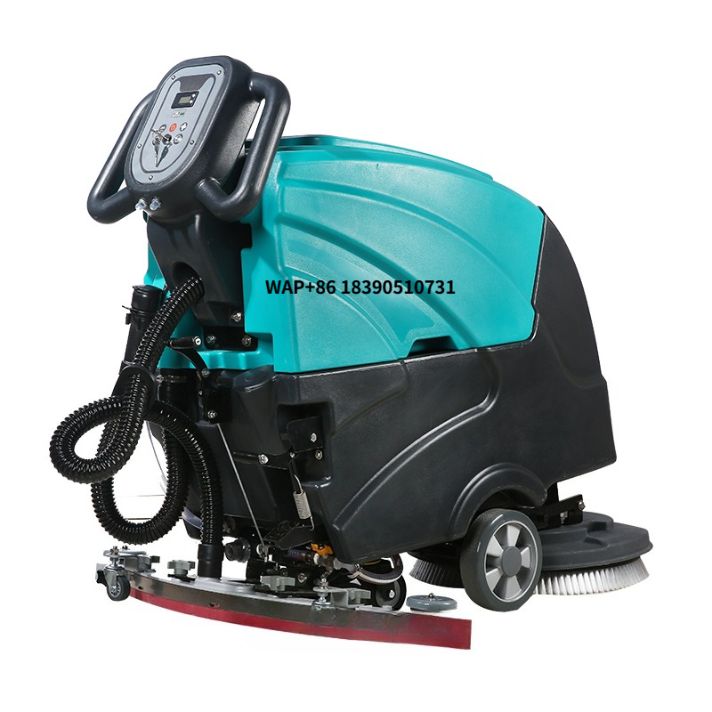 Industrial Floor Scrubber - เครื่องขัดพื้นอุตสาหกรรมแบบขี่ขับเคลื่อนด้วยไฟฟ้าอัตโนมัติสำหรับคลังสินค้าและโรงงาน