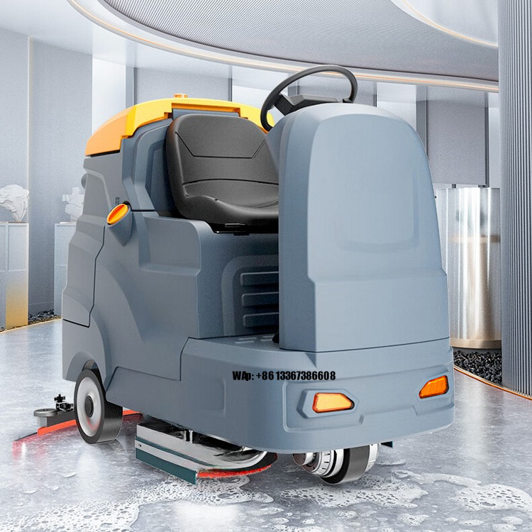 Industrial Floor Scrubber - เครื่องขัดพื้นแบบแปรงคู่ ระดับมืออาชีพ แข็งแรง ทนทาน เกรดอุตสาหกรรม สำหรับทำความสะอาดพื้น
