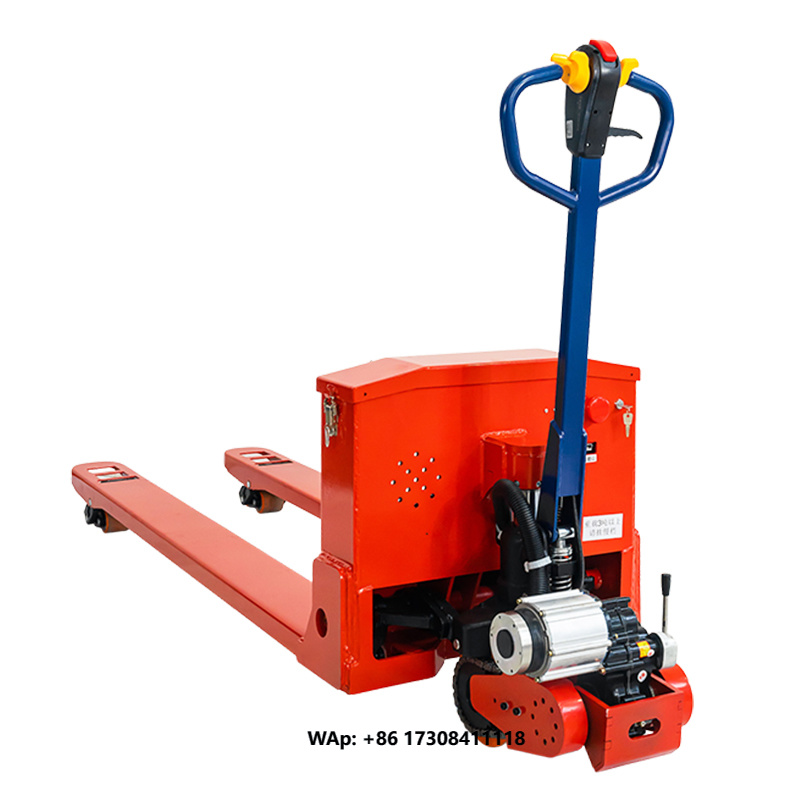 Hand Pallet Truck - รถยกพาเลทกึ่งไฟฟ้าขนาด 10 ตัน รถยกพาเลทแบบใช้มือกึ่งไฟฟ้า รถยกพาเลทไฟฟ้าสำหรับการขนย้ายวัสดุอย่างมีประสิทธิภาพ
