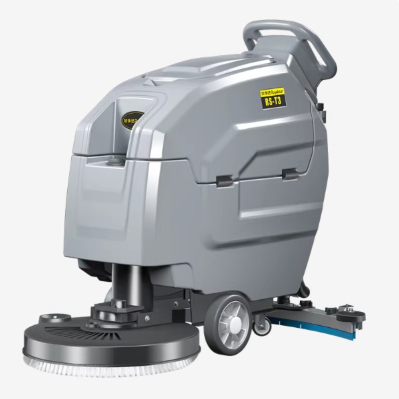 Industrial Floor Scrubber - เครื่องขัดพื้นอุตสาหกรรมแบบเดินตาม สำหรับโรงงาน โกดัง คลังสินค้า ทำความสะอาดเชิงพาณิชย์ เครื่องดูดฝุ่นแบบเปียกและแห้ง
