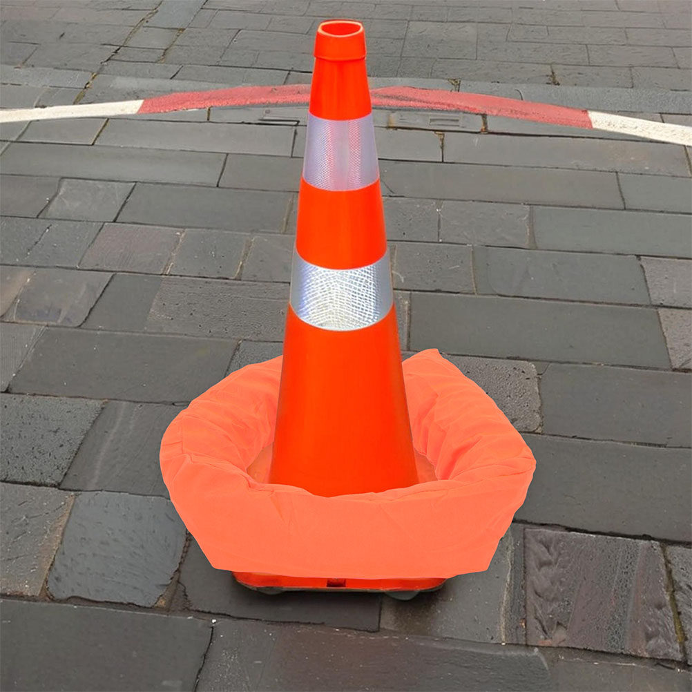 Road Traffic Cone - ถุงถ่วงน้ำหนักสำหรับกรวยจราจร 10 ชิ้น ถุงทรายยางสำหรับถ่วงน้ำหนักกรวยจราจรในงานก่อสร้าง ถนน และที่จอดรถ