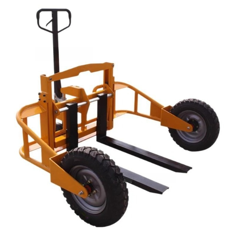 Hand Pallet Truck - รถยกแบบแมนนวลสำหรับใช้งานกลางแจ้ง ยกของหนักได้ เหมาะสำหรับพาเลทกลางแจ้งในสถานที่ก่อสร้าง