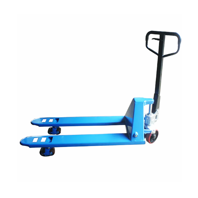 Hand Pallet Truck - รถยกพาเลทแบบใช้มือ ล้อไนลอน พร้อมแจ็คยกพาเลทแบบแมนนวล รับน้ำหนัก 1600 กก.