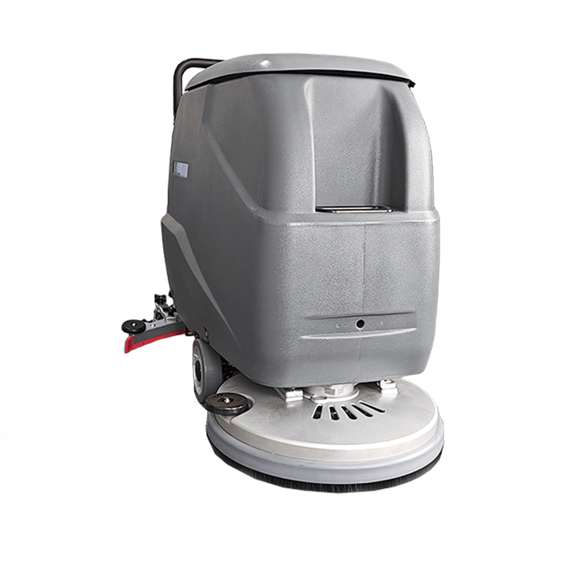 Industrial Floor Scrubber - เครื่องขัดพื้นอุตสาหกรรม X55T เครื่องทำความสะอาดแบบเดินตามสำหรับงานมืออาชีพ อุปกรณ์ทำความสะอาดแบบแห้งและเปียก