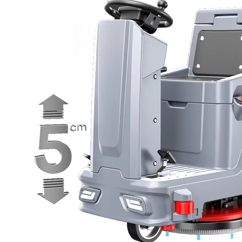 เครื่องขัดพื้นไฟฟ้าแบบขับเคลื่ - Industrial Floor Scrubber บทวิจารณ์และราคา