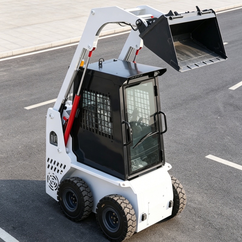 รถขนส่งสกิดสเตียร์สำหรับพาร์คโ - Skid Steer Loader บทวิจารณ์และราคา