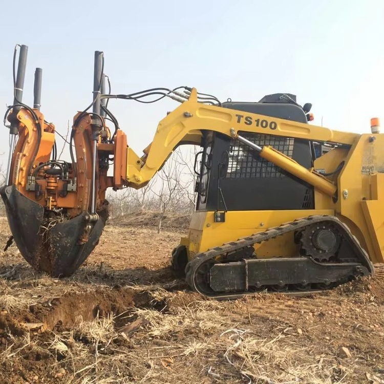 เครื่องจักรป่าไม้ เครื่องย้ายต - Skid Steer Loader บทวิจารณ์และราคา