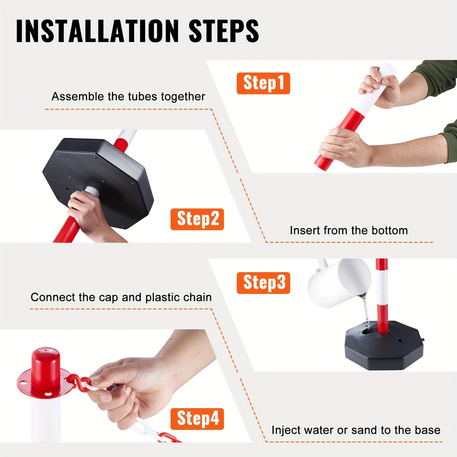 กรวยเตือนจราจร 6 ชิ้น, แผงกั้น - Road Traffic Cone บทวิจารณ์และราคา