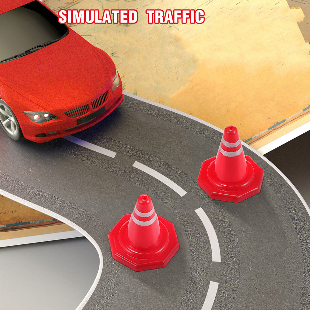 กรวยจราจรขนาดเล็ก 24 ชิ้น สีแด - Road Traffic Cone บทวิจารณ์และราคา