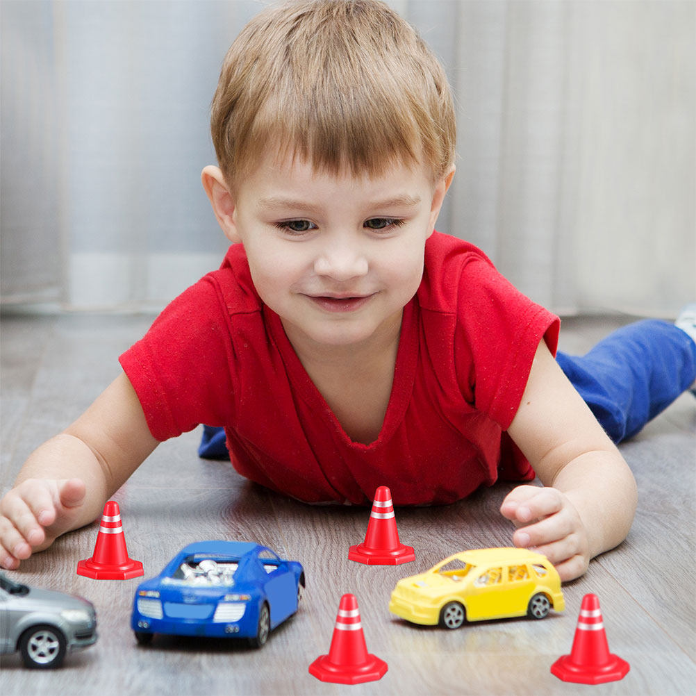 กรวยจราจรขนาดเล็ก 24 ชิ้น สีแด - Road Traffic Cone บทวิจารณ์และราคา