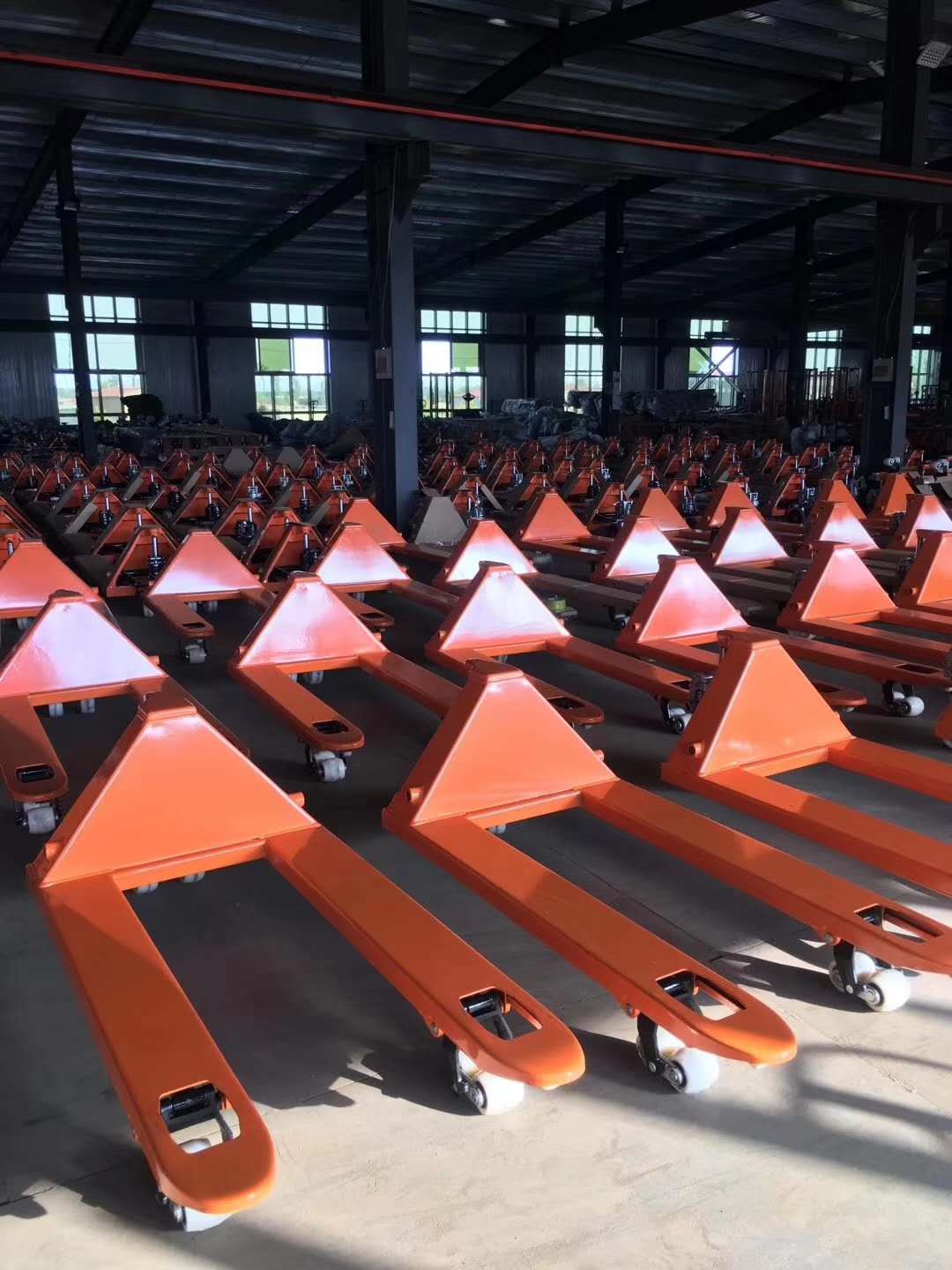 รถยกพาเลทแบบแมนนวลไฮดรอลิก 3 ต - Hand Pallet Truck บทวิจารณ์และราคา